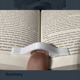 book page holder—thumb page holder—book holder 3d model