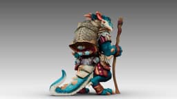 Azure Dragon Knight 3d model