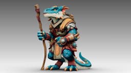 Azure Dragon Knight 3d model
