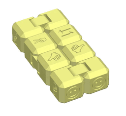 Cube Fidget Anty-stres 3d model