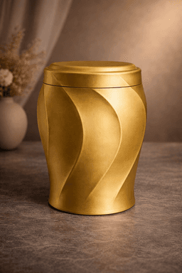 Eterna – Elegant Urn with Spiral Design 3d model