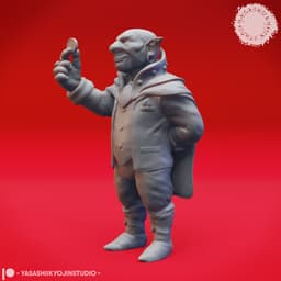 Deep Gnome - Jimjar - Tabletop Miniature (Pre-Supported) 3d model
