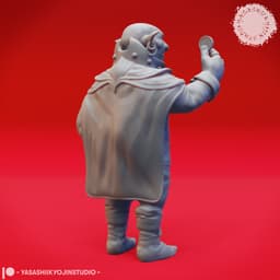 Deep Gnome - Jimjar - Tabletop Miniature (Pre-Supported) 3d model