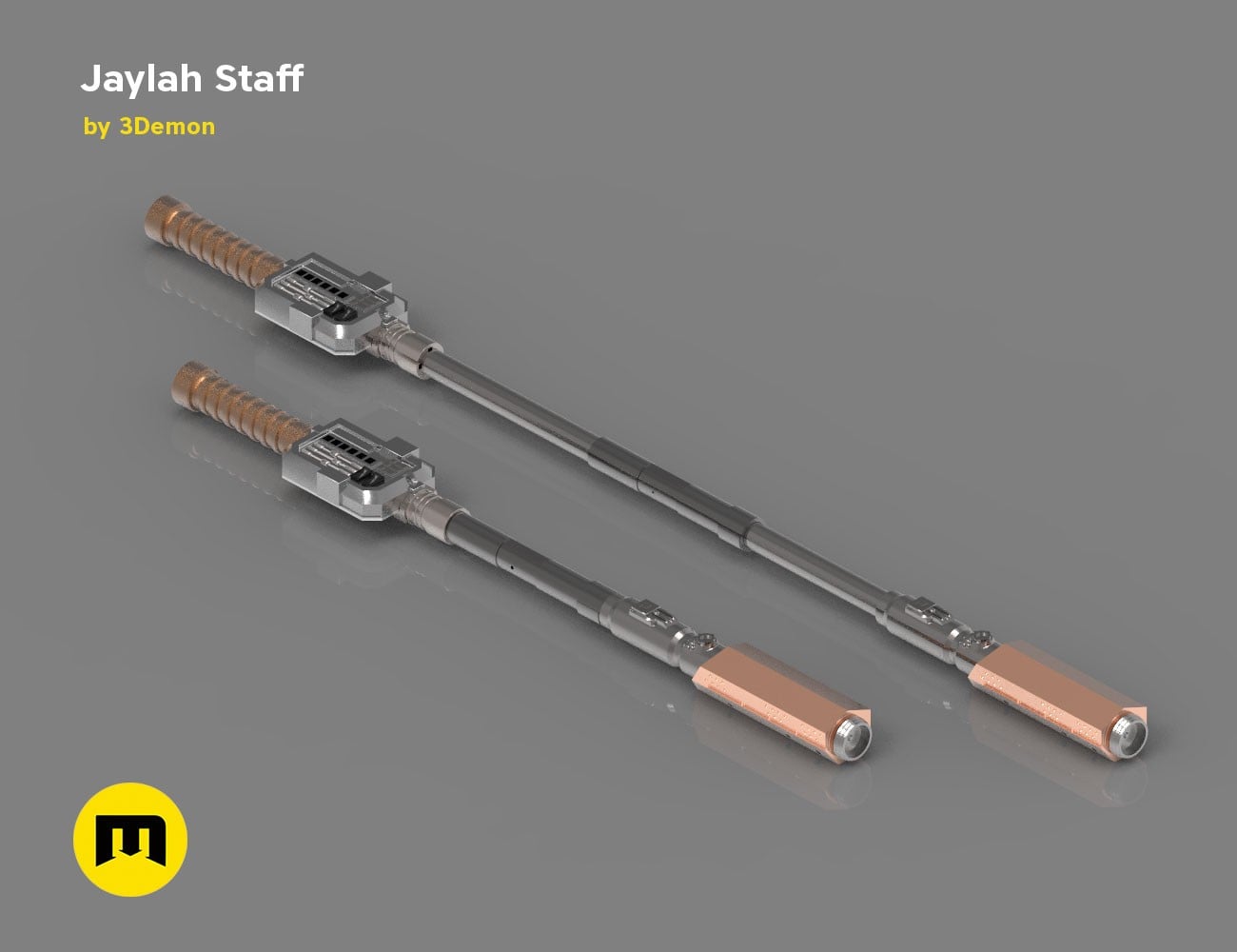 Jaylah Extendable Staff - Star Trek 3d model