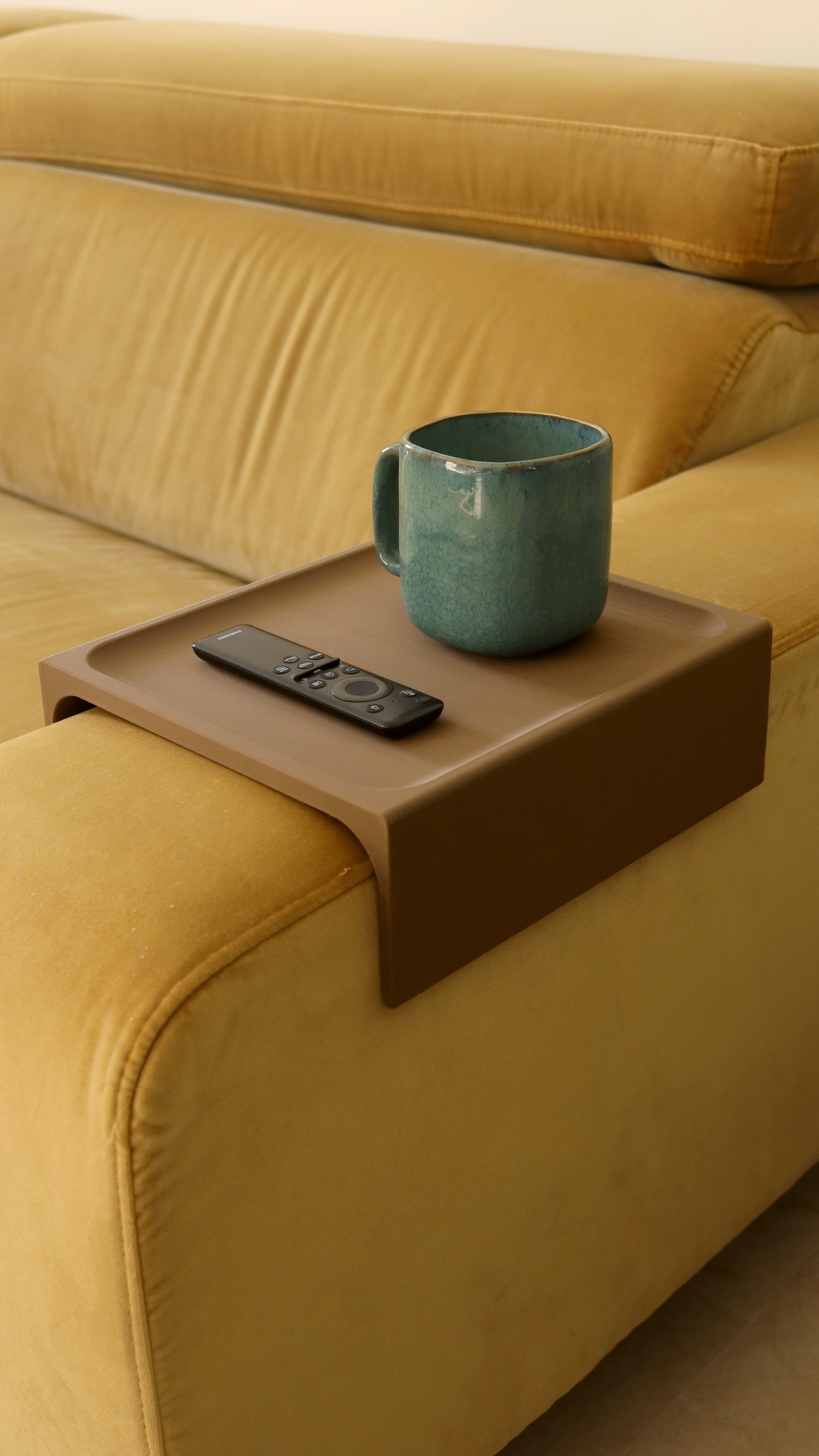 BRICKA - Sofa armrest tray - Couch tray 3d model
