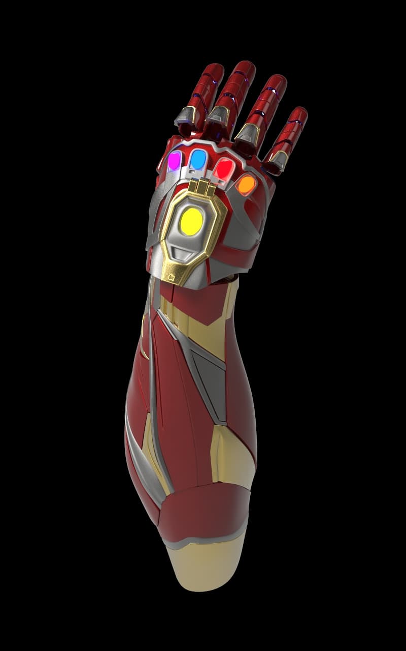 Iron Man Stark Tech Gauntlet 3d model