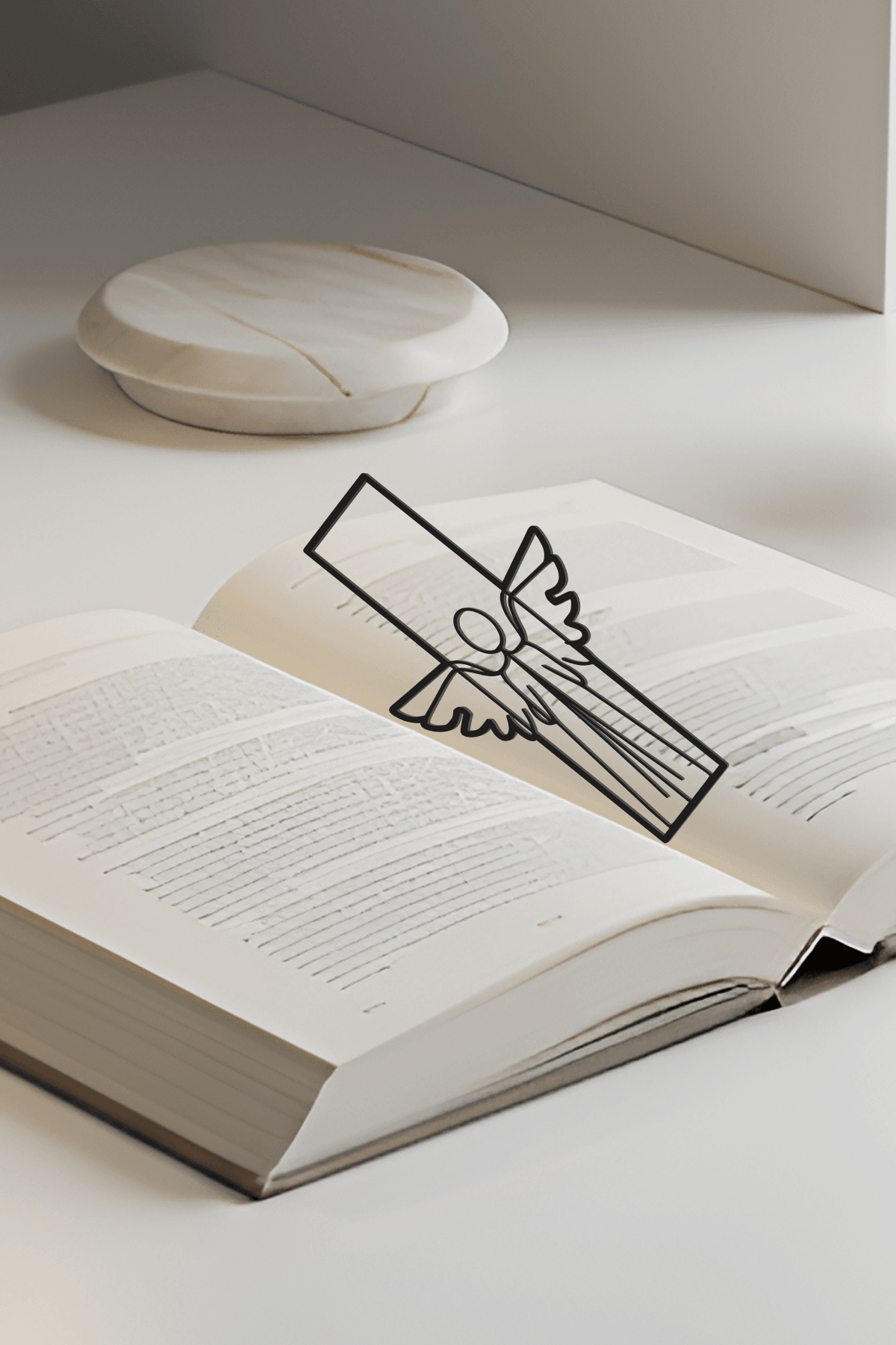 Angel Bookmark, Creativity Bookmark, Gift Idea 3d model