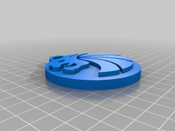 Seven Lions Logo Keychains 3d model