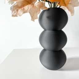 The Orbos Vase, Modern and Unique Home Decor for Dried and Preserved Flower Arrangement | STL File 3d model