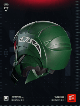 PS4 Scorpion Helmet 3D Printer STL 3d model