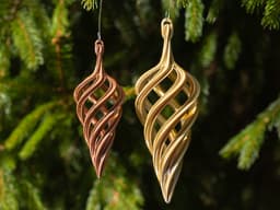 Christmas Spiral Teardrop 2023 3d model