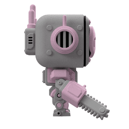 UwU Shadow Force Ripper Mech Miniature: 3D Printable Tabletop Game Model with Royalty-Free License 3d model