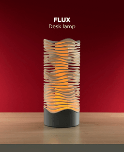 Flux, desk lamp. 3d model
