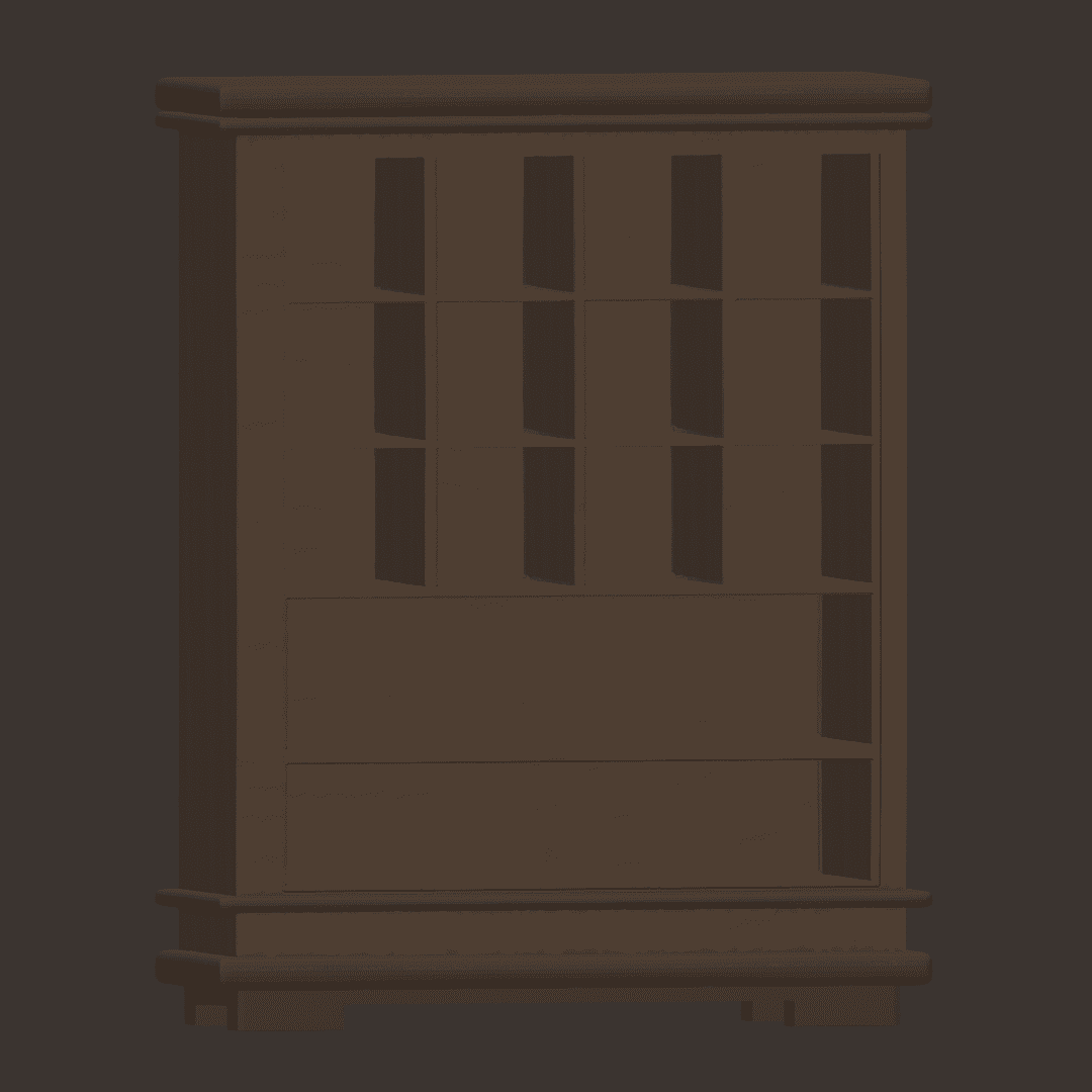 Apothecary Shelf 3d model