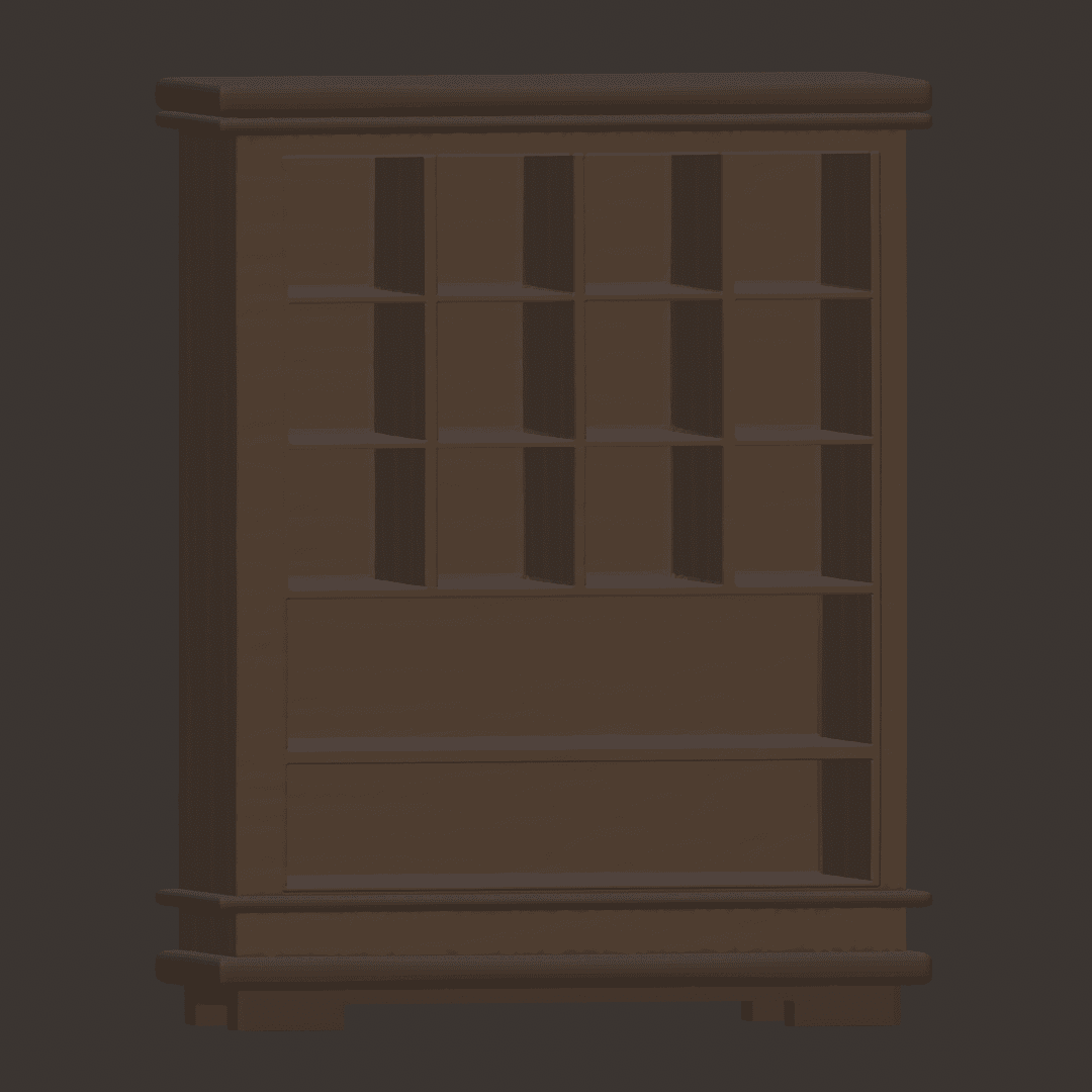Apothecary Shelf 3d model