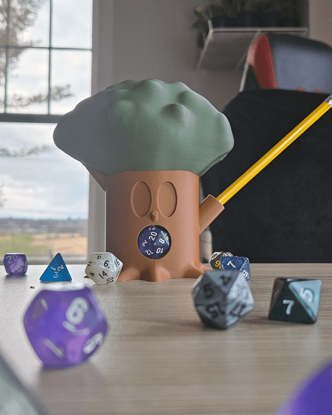 Whispy Tree Dice Tower 3d model