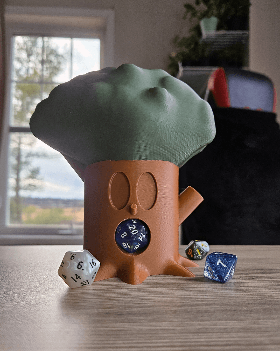 Whispy Tree Dice Tower 3d model