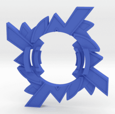 BEYBLADE IMPULSE | ATTACK RING | ANIME SERIES 3d model