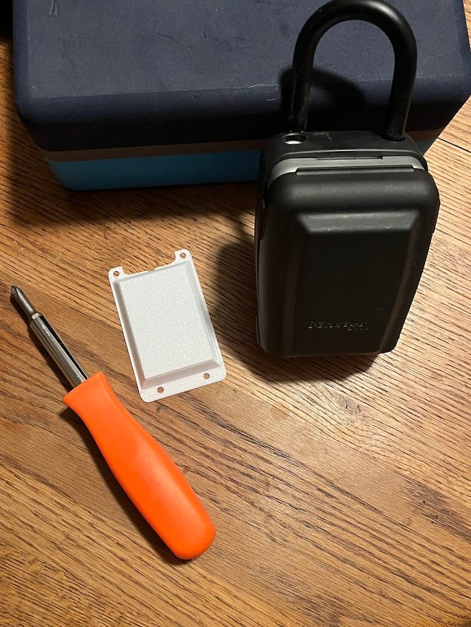 Recode tool cover compatible with MasterLock portable lock box 3d model