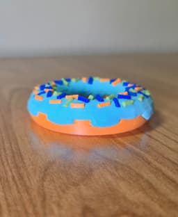 Donut fridge magnet 3d model