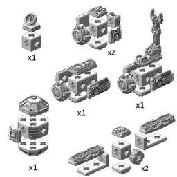 PrintABlok Space Station Construction Kit 3d model