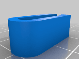 USB Cable Clips - 3 Sizes closed mouth remix 3d model