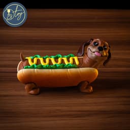 THE HOT DOG (Mini Container) 3d model