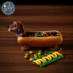 THE HOT DOG (Mini Container) 3d model