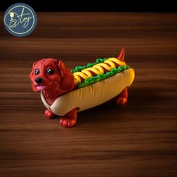 THE HOT DOG (Mini Container) 3d model