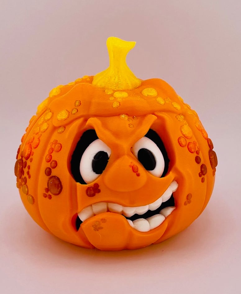 Decorative Pumpkin -Scary 3d model