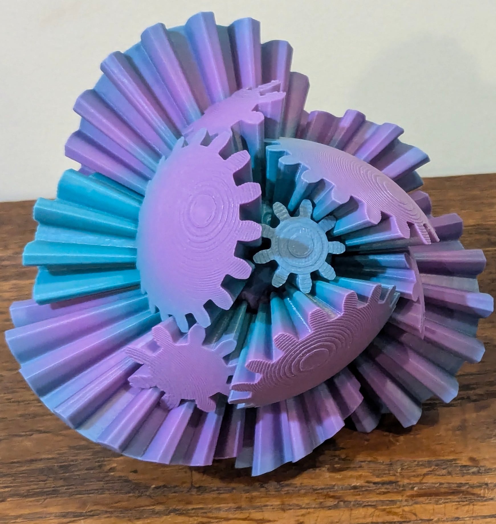 Printed on the AD5M in CookieCad Mermaid PLA