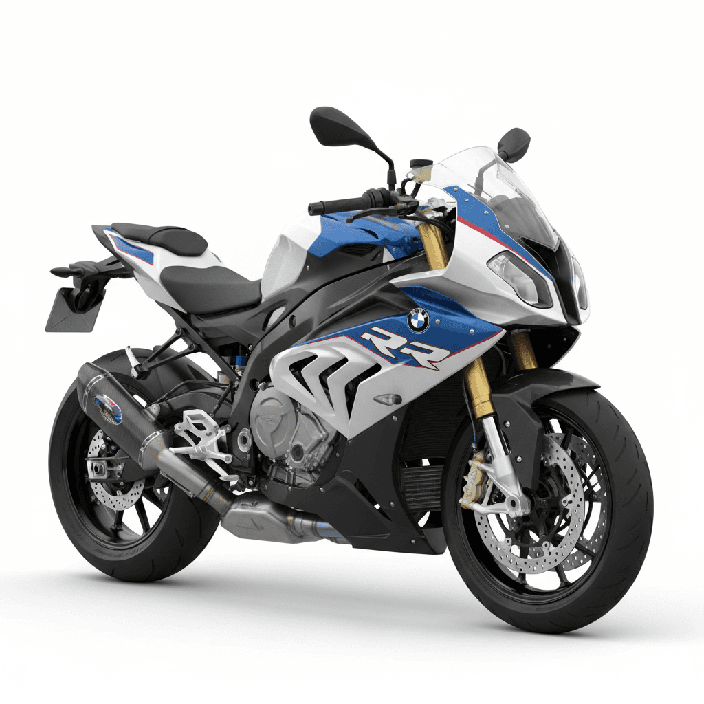 BMW HP4 Carbon Superbike Motorcycle 3d model