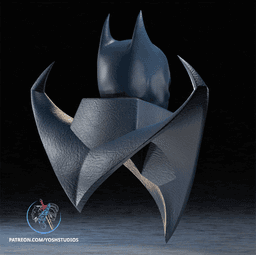 Detective Knightfall Mask 3D Printer STL File 3d model