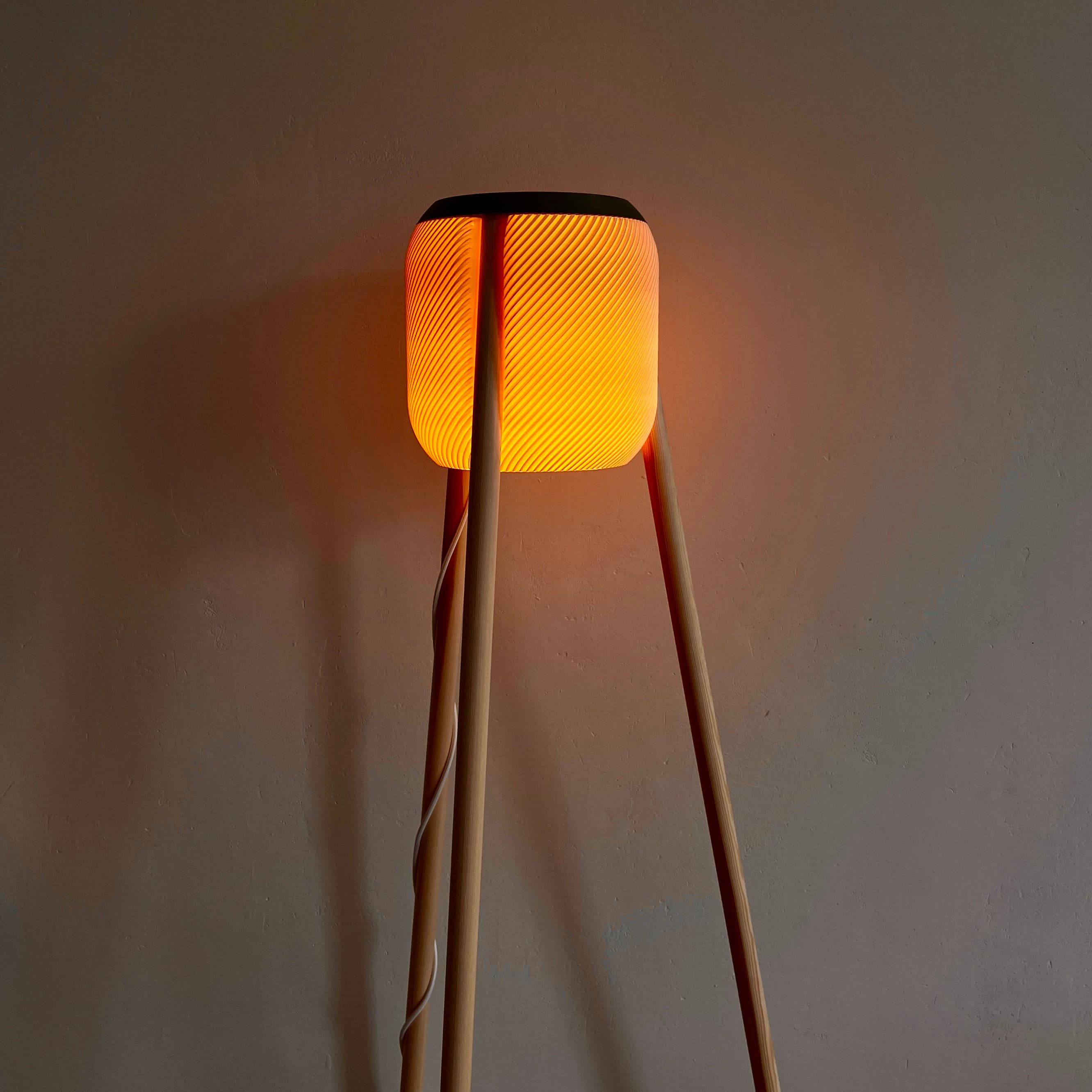 Umea - a standing lamp in boho style 3d model