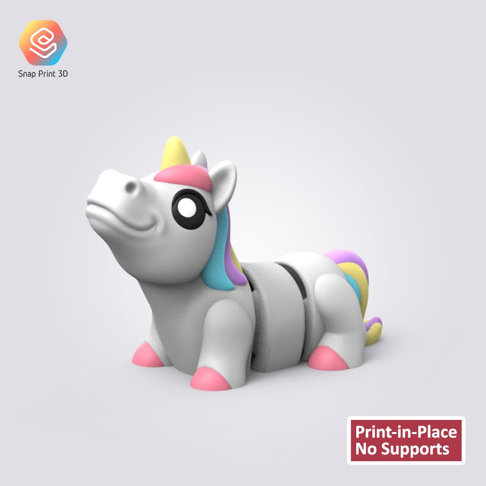 Flexi Unicorn 3d model