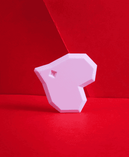 Luvdisc Low Poly Pokemon 3d model