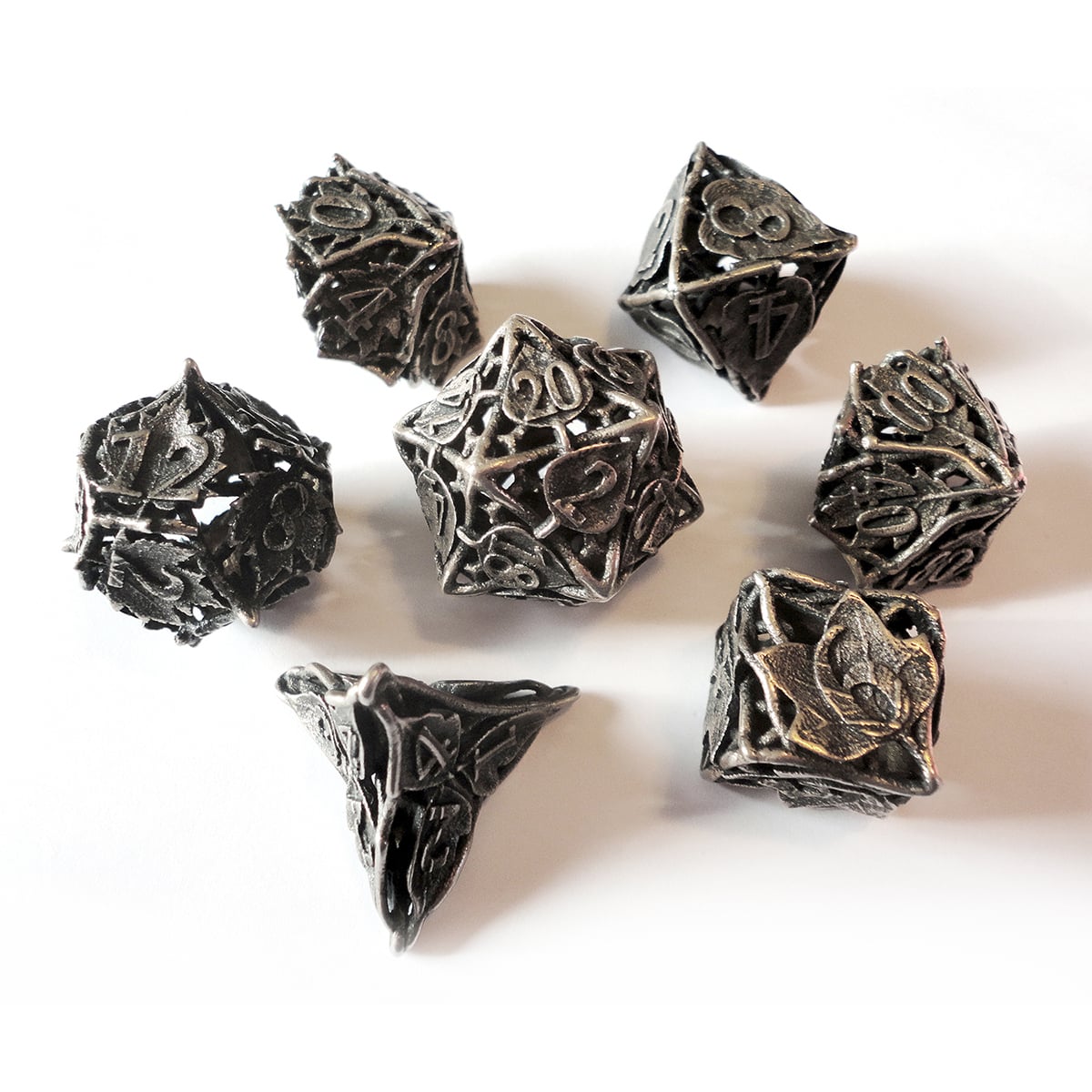 Botanical Dice Set with Decader 3d model