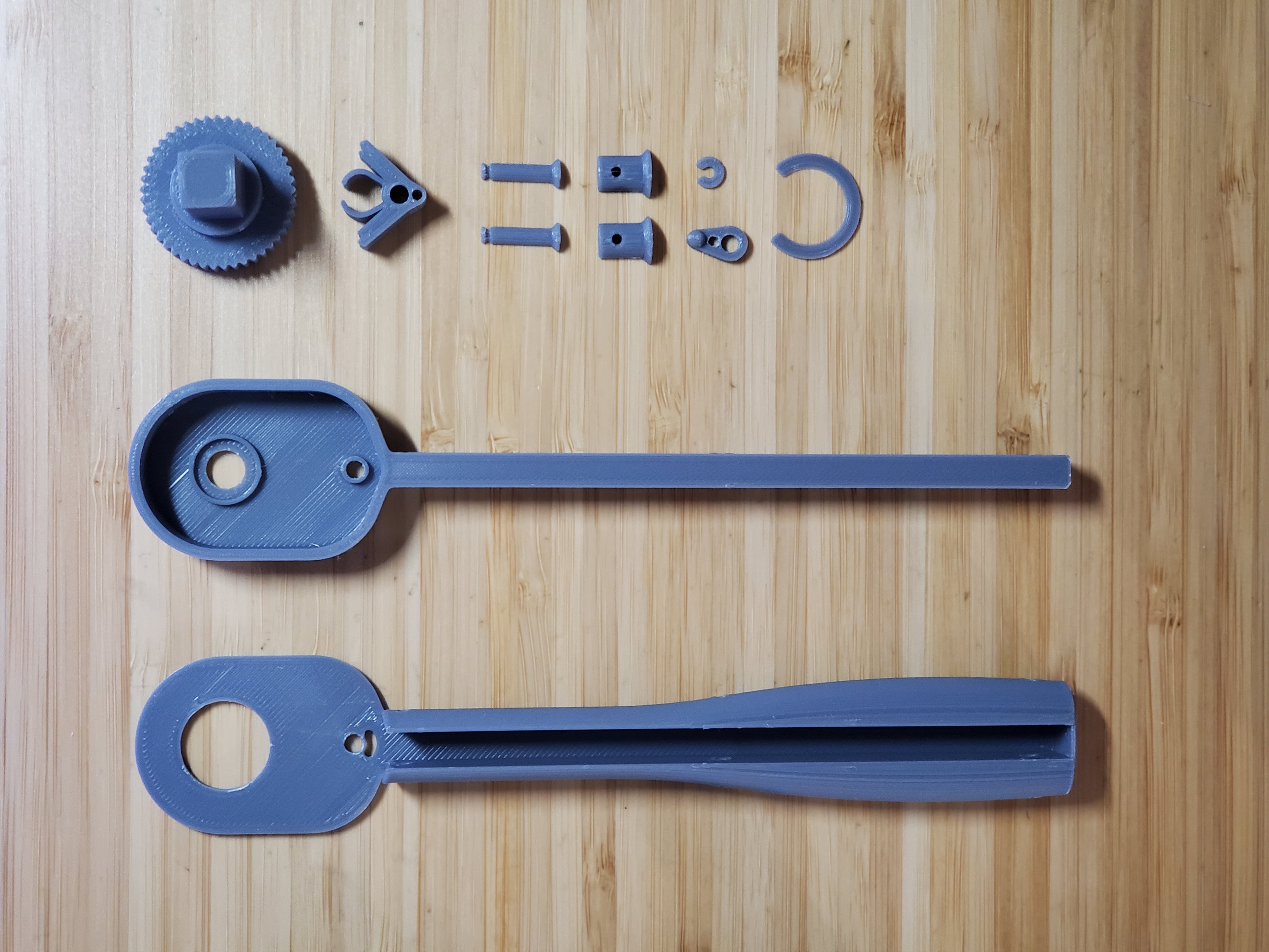 Self-Orienting Ratchet Socket Wrench 3d model