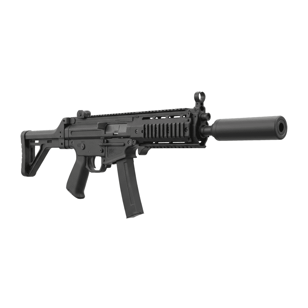Gun HK UMP9 Compact Tactical Weapon 3d model