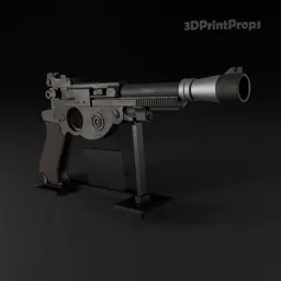 The Mandalorian's IB-94 blaster pistol 3d model