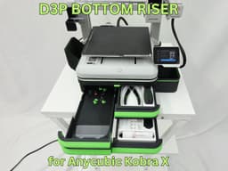 D3P Bottom riser for Anycubic Kobra X 3d model