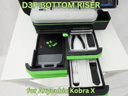 D3P Bottom riser for Anycubic Kobra X 3d model