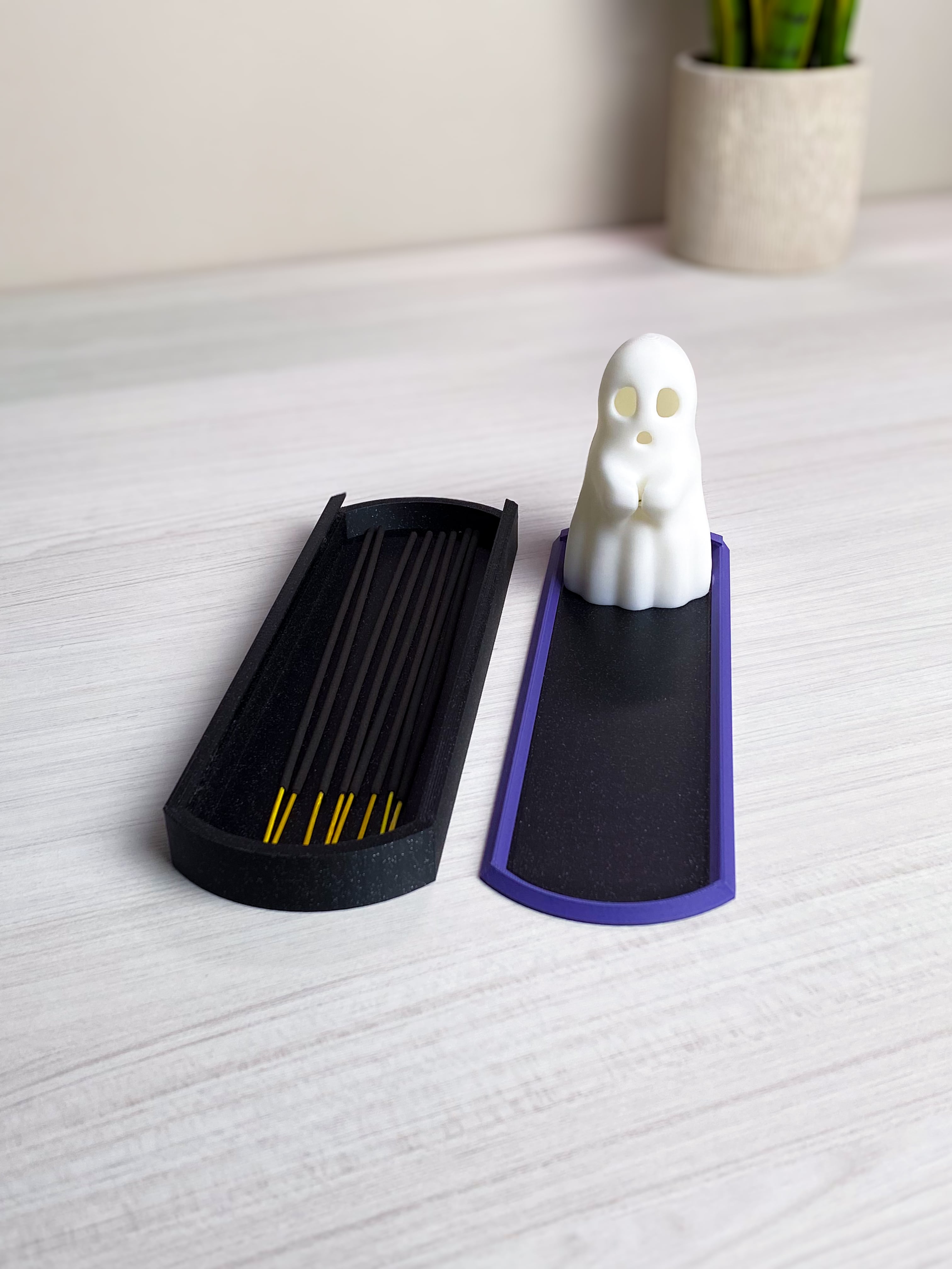 Spooky Ghost Incense Holders 3d model