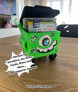 Monster Trash Container / Bin / Organizer 3d model