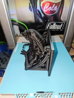 Xenomorph Prison Corbel Shelf – Giger Decor - Display Shelf 3d model