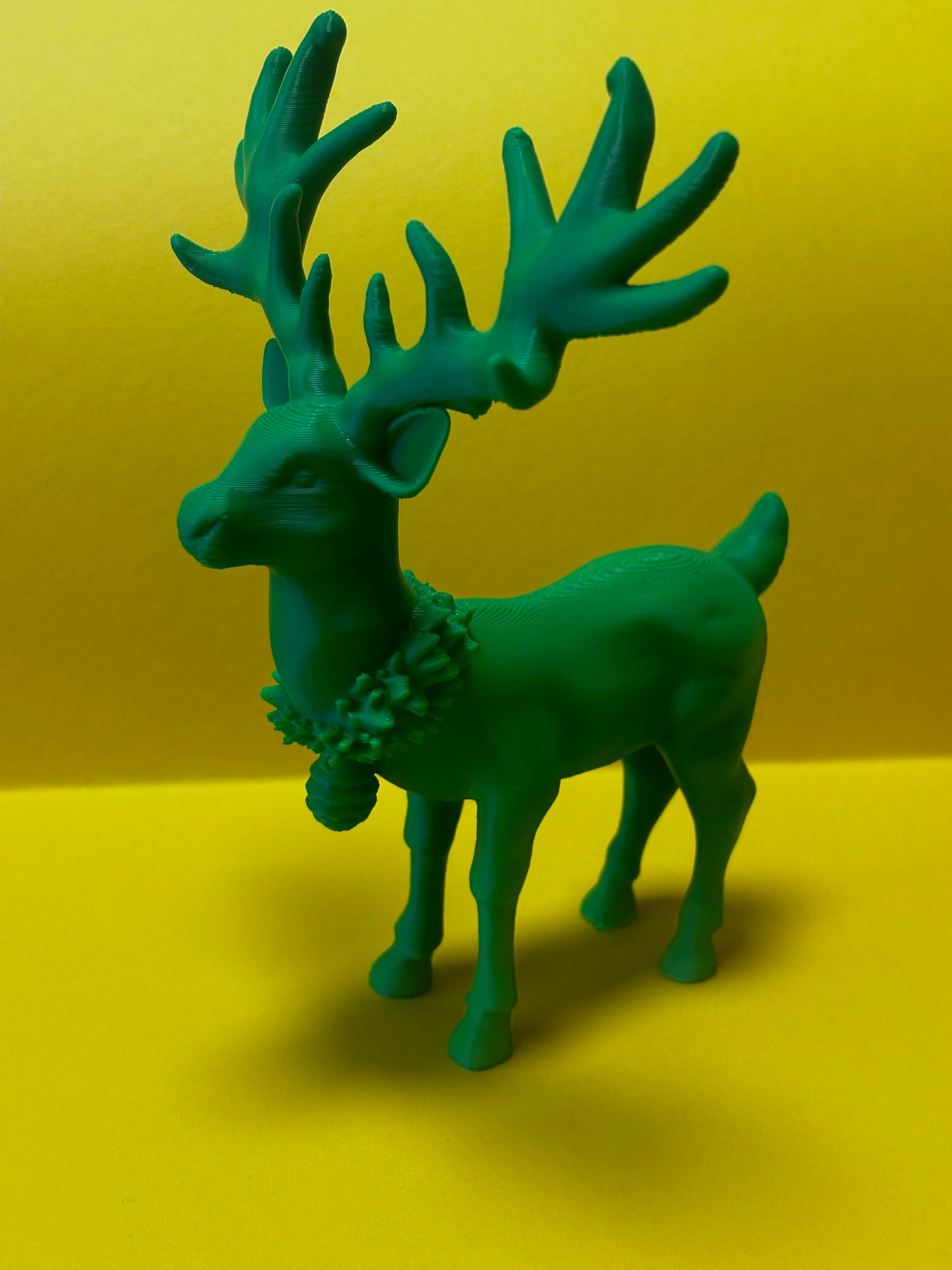 Christmas reindeer figurine 3d model