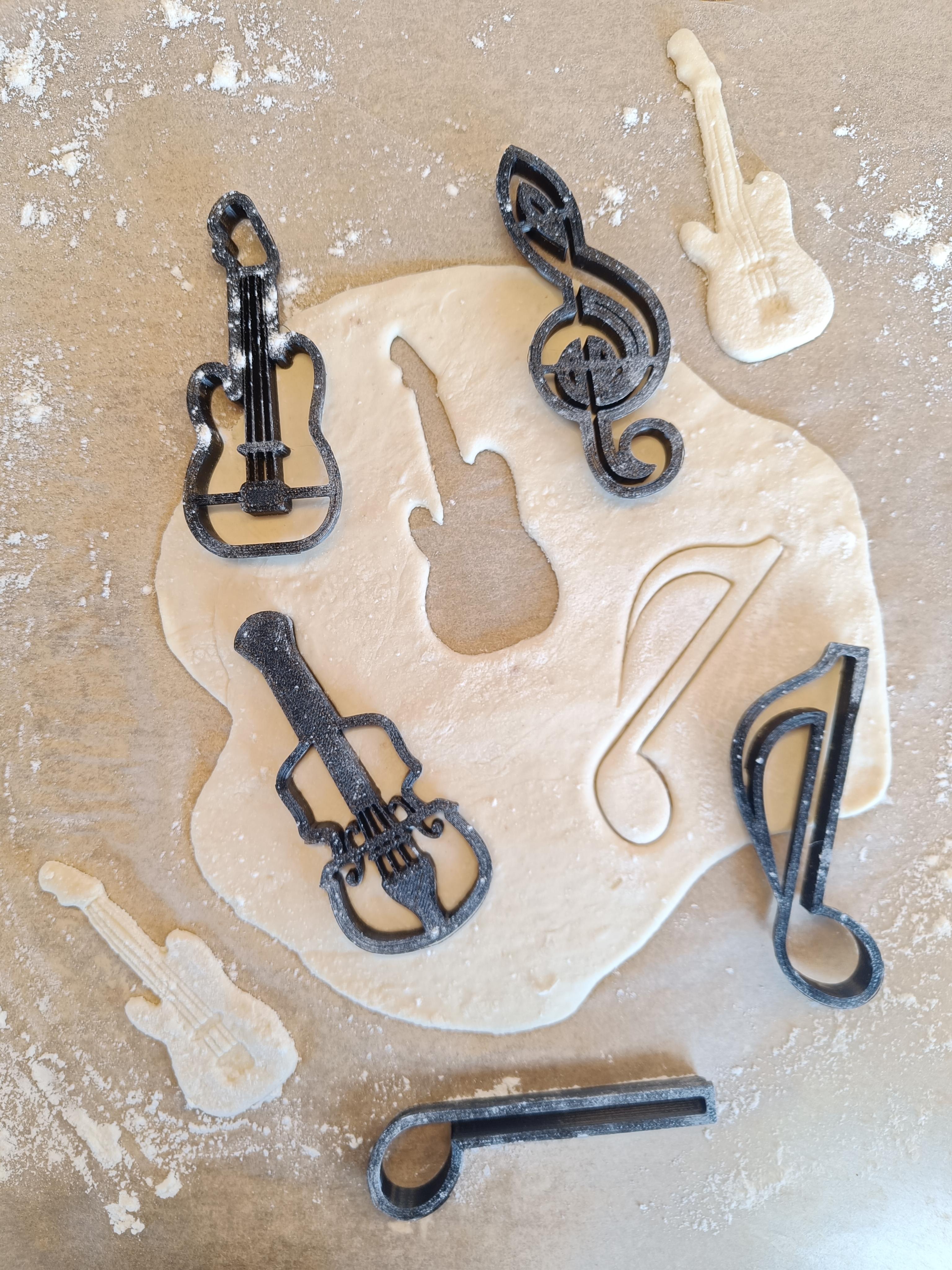 Musical Cookie Cutters 3d model