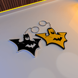 BATMAN - KEYCHAIN 3d model