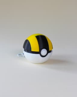 Ultra Ball Fidget Clicker Keychain 3d model