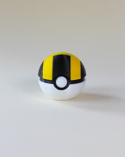 Ultra Ball Fidget Clicker Keychain 3d model